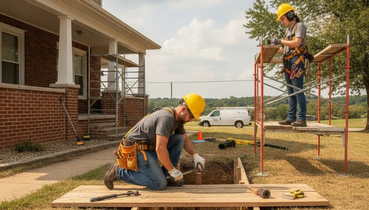 Plumbing repair technician serving Overland Park, KS for residential and commercial plumbing services